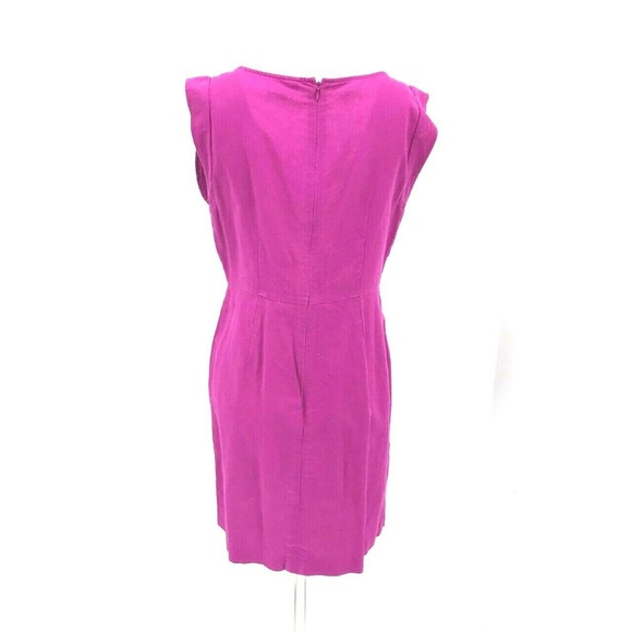 Ann Taylor Loft Cap Sleeve Tie Front Dress Size 8 - Picture 5 of 7